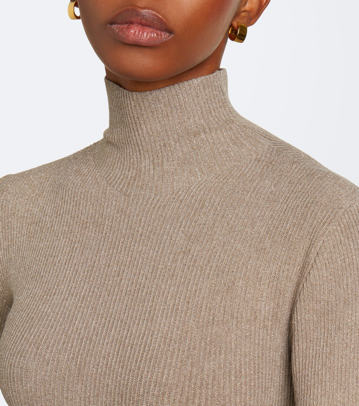 Ralph Lauren Collection Knitted pleated maxi dress