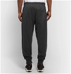 Y-3 - Tapered Cotton-Jersey Sweatpants - Men - Charcoal