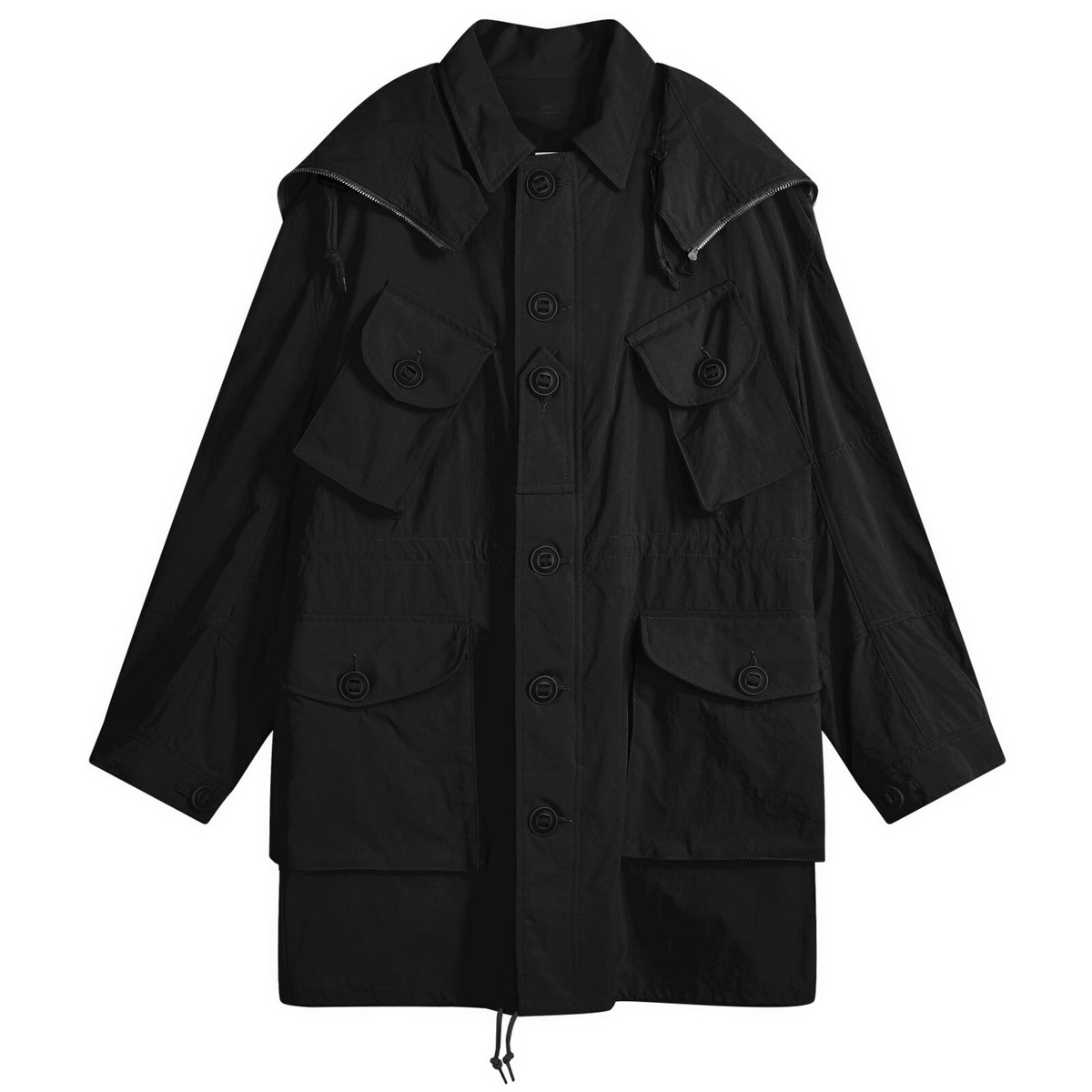 Junya Watanabe MAN x Schott Wool Jacket in Black Junya Watanabe