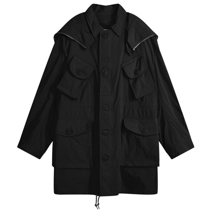 Photo: Junya Watanabe MAN Men's x C.P Company Nylon Oxford Goggle Jacket in Black