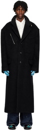 Acne Studios Black Brushed Coat