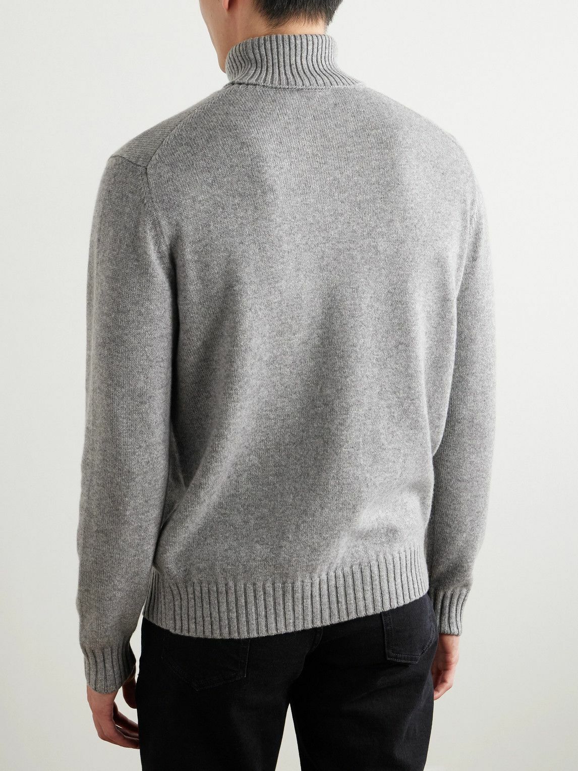 Thom Sweeney - Cashmere Rollneck Sweater - Gray