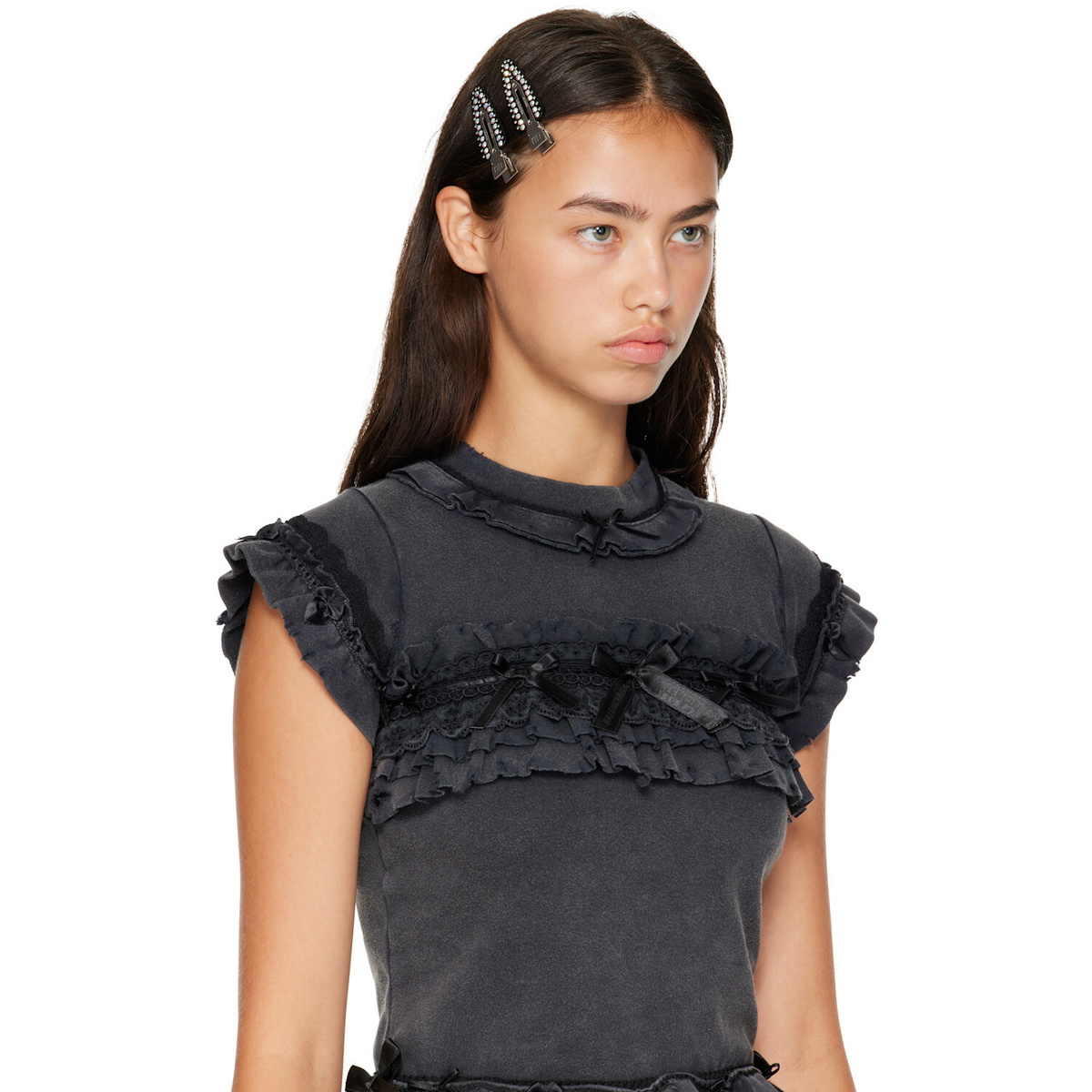 Balenciaga Two-Pack Black Salon BB Hair Clips