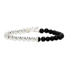 WWW.WILLSHOTT Black and Silver Onyx Bracelet