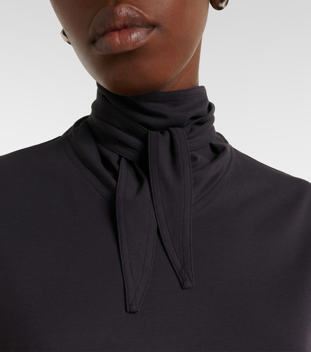 Lemaire Cotton jersey turtleneck top
