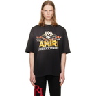 AMIRI Black 'AMIRI Hollywood' Eagle Skate T-shirt