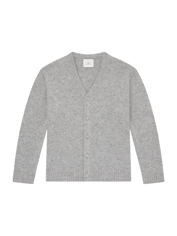 Photo: The Elder Statesman - Isla Baby Alpaca-Blend Cardigan - Gray