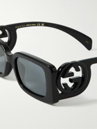 Gucci Eyewear - Rectangle-Frame Acetate Sunglasses