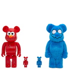 Medicom Be@Rbrick Coin Parking Delivery × Sesame Street Elmo in Red/Blue 