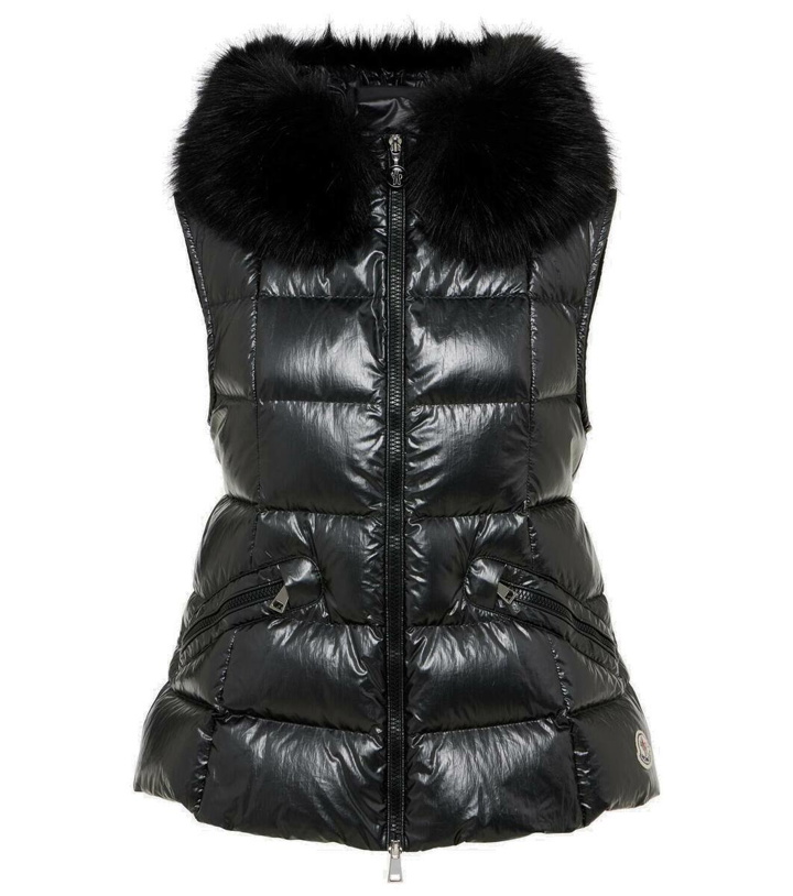 Photo: Moncler Anse shearling-trimmed down vest