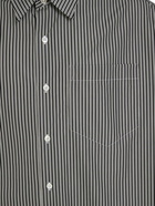 AMI PARIS - Striped Cotton Boxy Fit Shirt