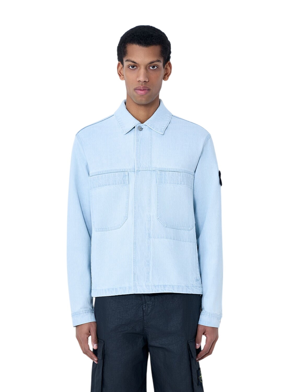 Stone Island Tela Smerigliata 4 Pocket Shirt Jacket Stone Island