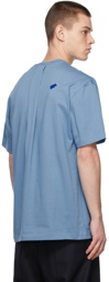 ADER error Blue Quad Portrait T-Shirt