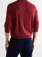 BRUNELLO CUCINELLI - Contrast-Tipped Cashmere Sweater - Red