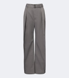 Lemaire Belted twill wide-leg pants