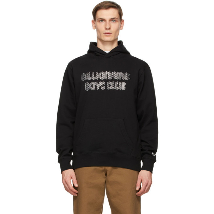 Photo: Billionaire Boys Club Black Magnetic Logo Hoodie