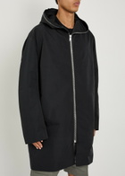 Rick Owens Gimp Mac Hooded Coat Black