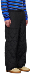 TAION Black Military Down Trousers