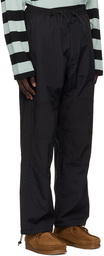 Uniform Bridge Black Paneled Trousers