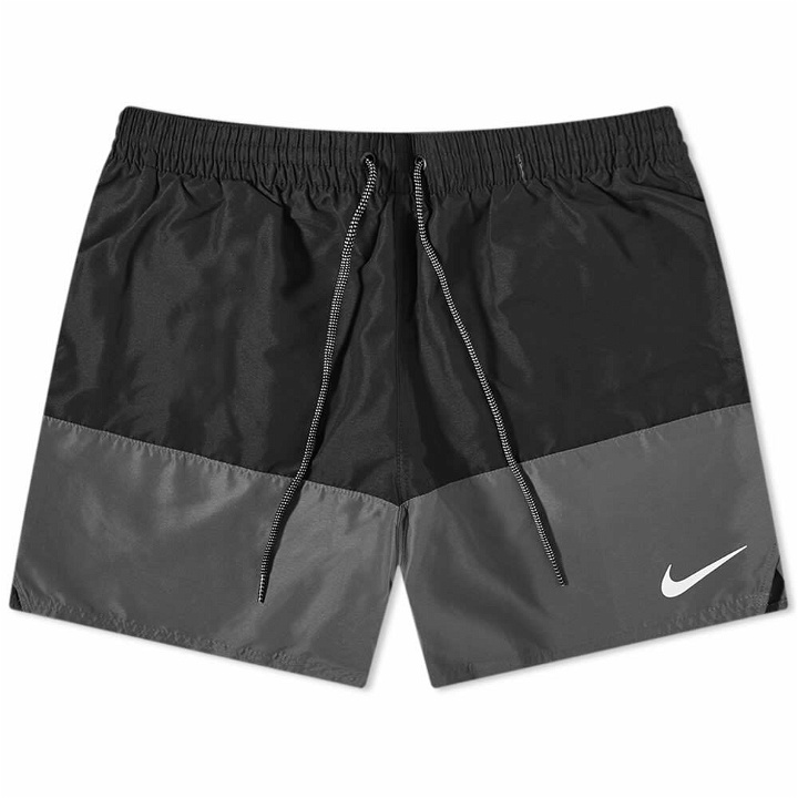 Photo: Nike Swim Men's 5" Volley Short in Black