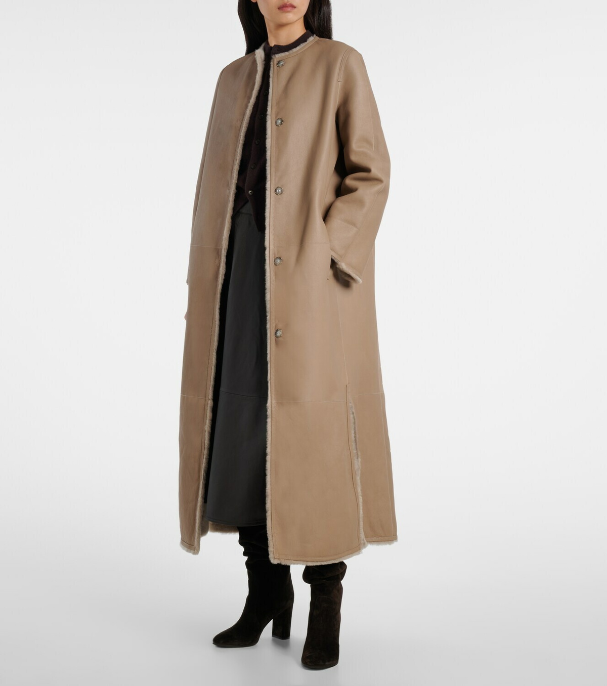 Yves Salomon Shearling coat