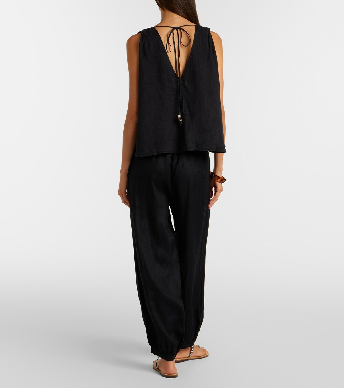 Velvet Camber linen balloon pants