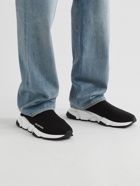 BALENCIAGA - Speed Stretch-Knit Slip-On Sneakers - Black