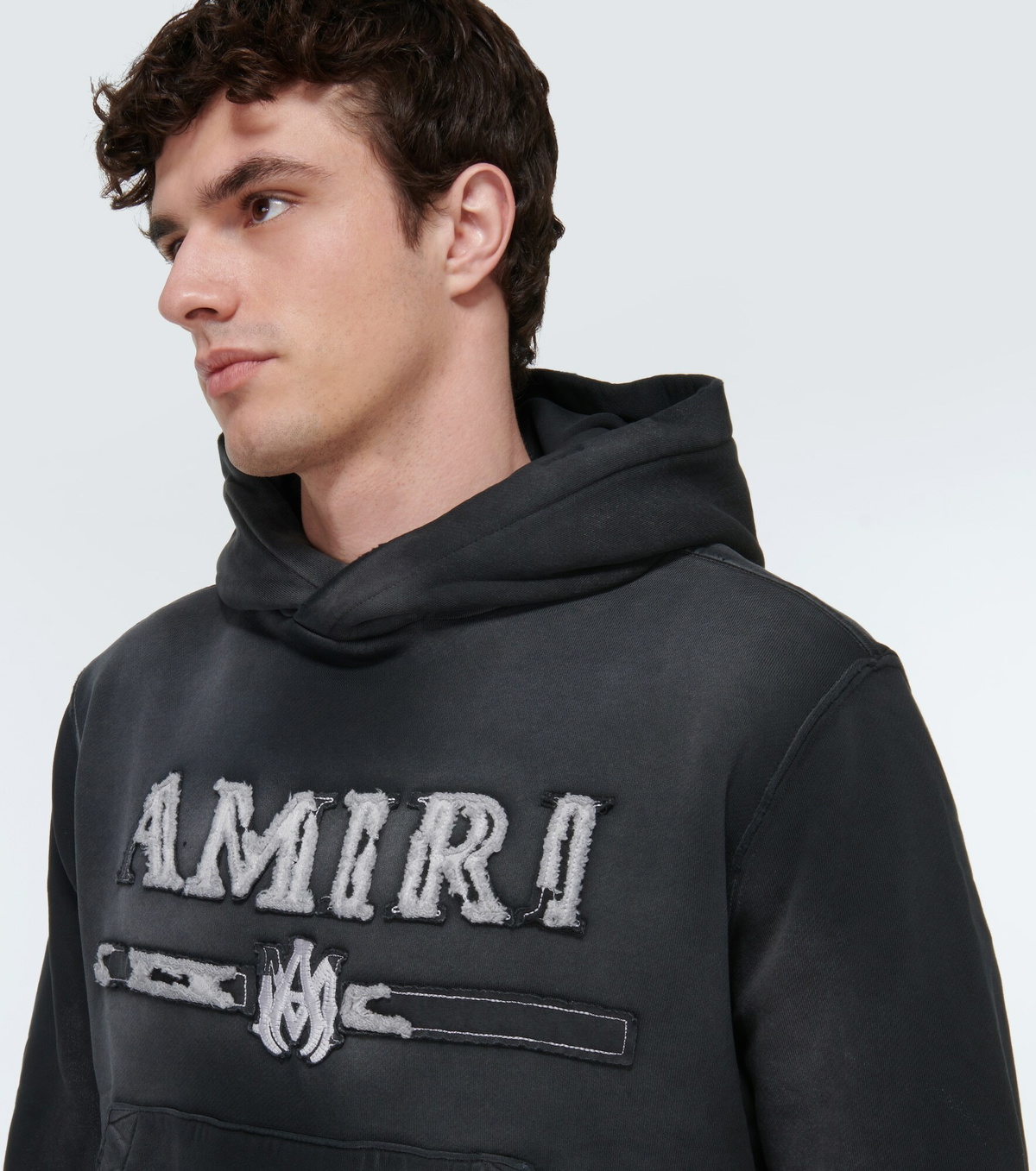 Amiri - Logo cotton hoodie