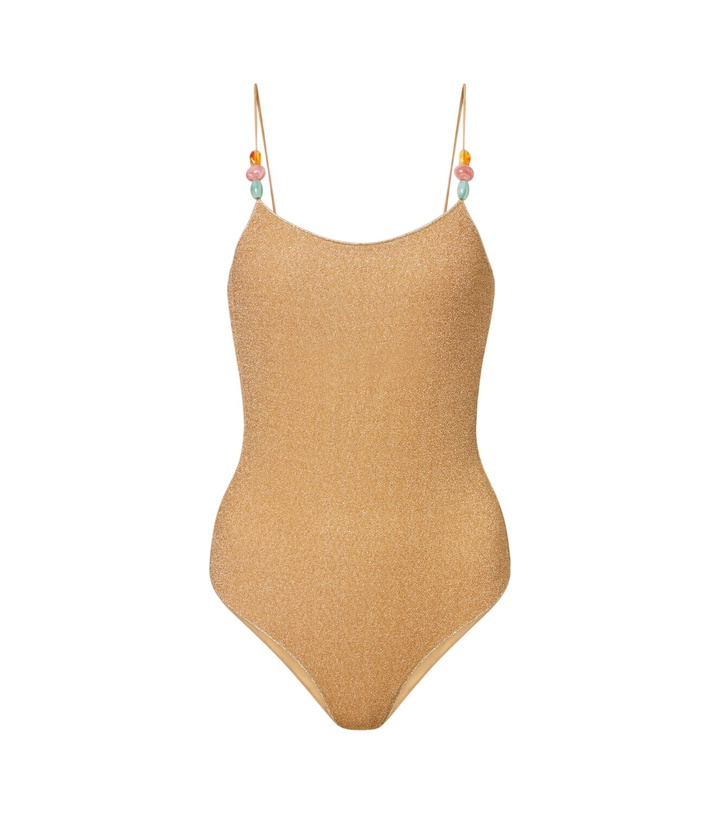 Photo: Oséree Lumière beaded swimsuit