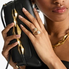 Jimmy Choo Multi Charm Ring 
