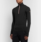 Moncler Grenoble - Lupetto Stretch-Jersey Half-Zip Mid-Layer - Black