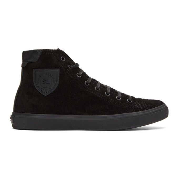 Saint laurent 2025 black bedford sneakers