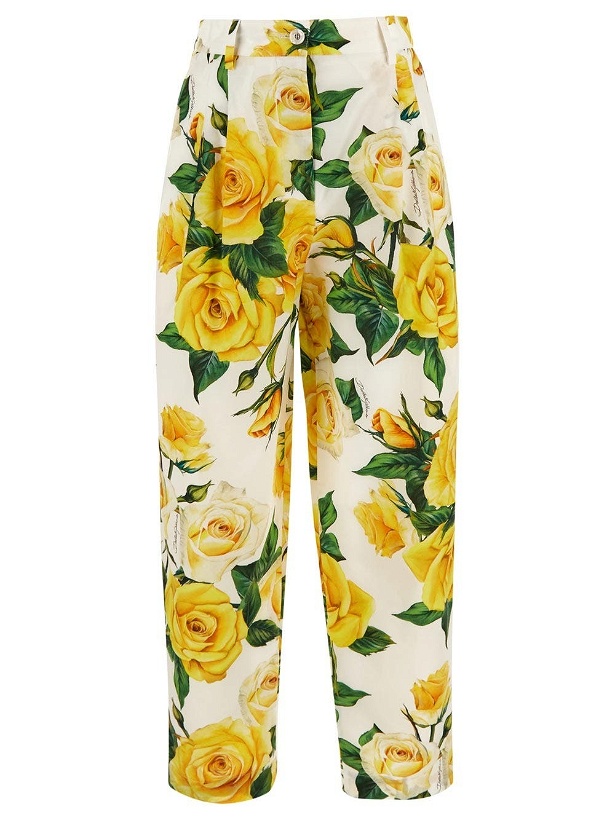 Photo: Dolce & Gabbana Floral Trousers