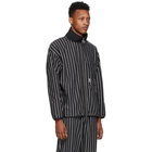 Nanamica Black Vertical Stripe Jacket