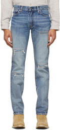 Levi's Made & Crafted Blue Embroidered 511 Jeans