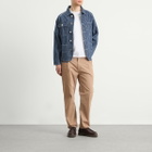 Service Works Men's Pinstripe Denim Coverall Jacket in Indigo