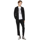 Comme des Garcons Homme Deux Black Wool and Cashmere Trousers