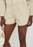 Jacquemus Le Short De-nimes Amelo Cotton-blend Shorts Beige