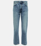 Toteme - Mid-rise straight cropped jeans
