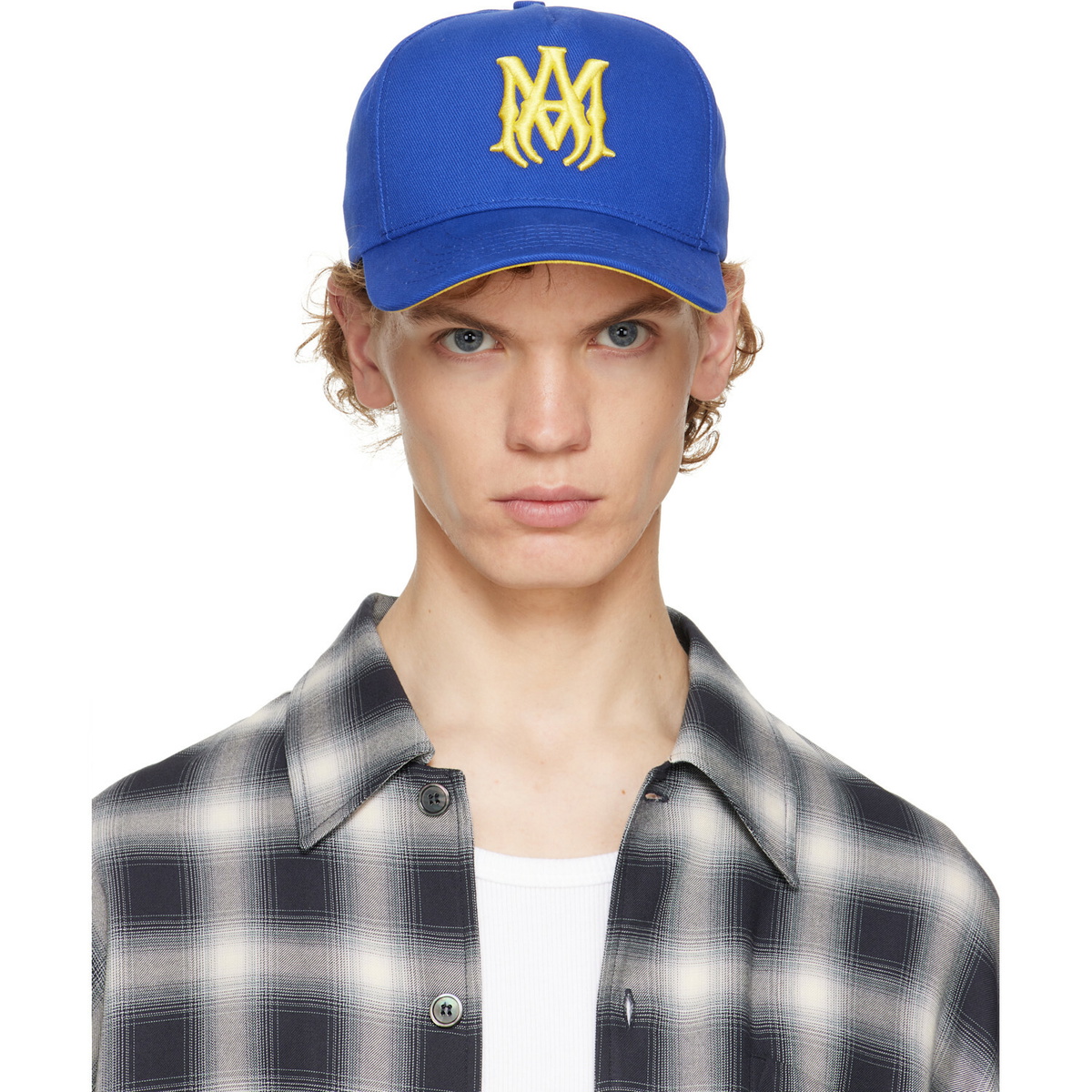AMIRI Black Bandana Repair Trucker Cap Amiri