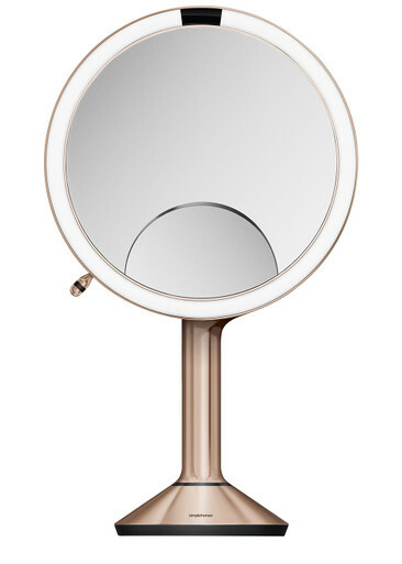Photo: Simplehuman Sensor Mirror Trio Rose Gold - Cordless & Rechargeable
