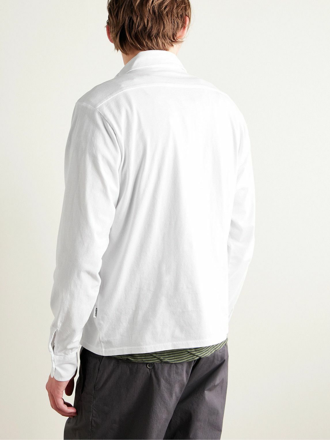Aspesi - Cotton-Jersey Shirt - White