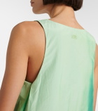 Loewe Printed leather minidress