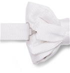 TOM FORD - Pre-Tied Silk-Faille Bow Tie - White