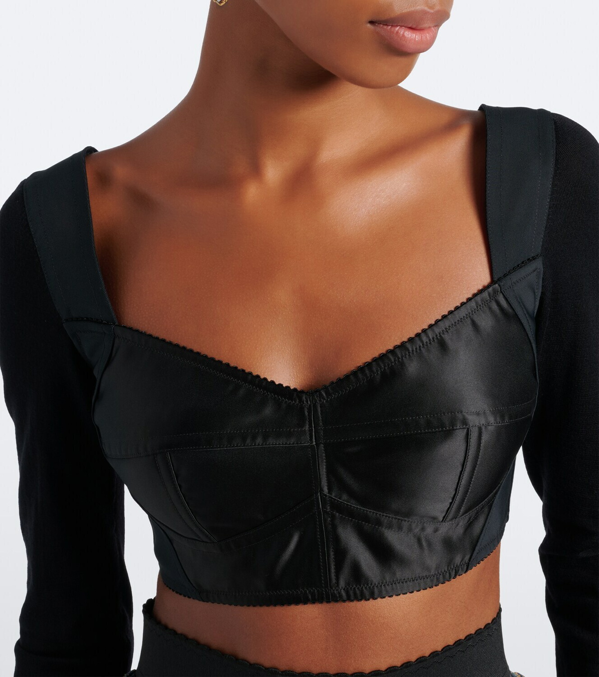 Dolce&Gabbana Satin bra top