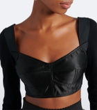 Dolce&Gabbana Satin bra top