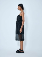 Cecilie Bahnsen Sheer Overlay Midi Dress