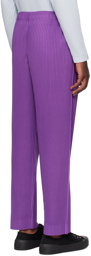 HOMME PLISSÉ ISSEY MIYAKE Purple Monthly Color January Trousers