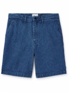 WTAPS - Wide-Leg Denim Shorts - Blue