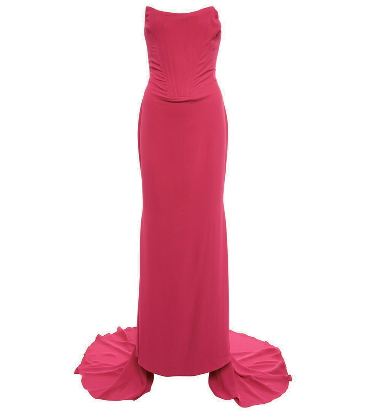 Photo: Giuseppe di Morabito Strapless crêpe gown
